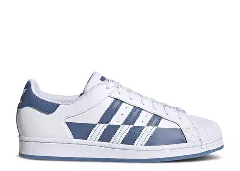 Кроссовки Adidas SUPERSTAR 'SPLIT - WHITE CREW BLUE', белый
