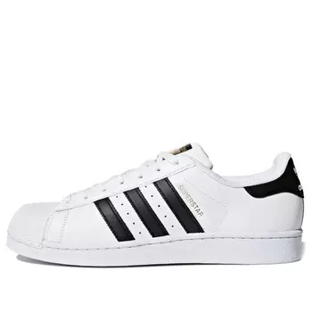 Кроссовки Adidas Superstar 'White Black', Белый