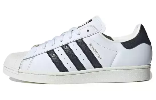 Кроссовки Adidas Superstar 'White Black Trefoil Stripes' Adidas Originals
