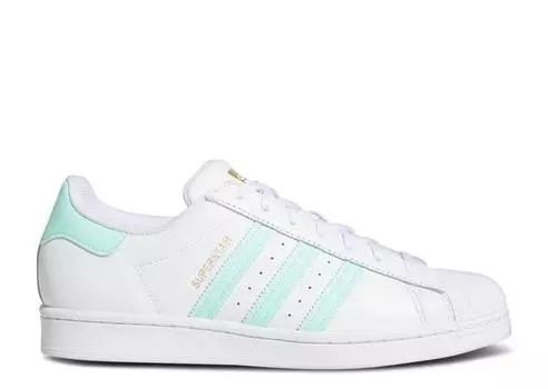 Кроссовки Adidas SUPERSTAR 'WHITE CLEAR MINT', белый