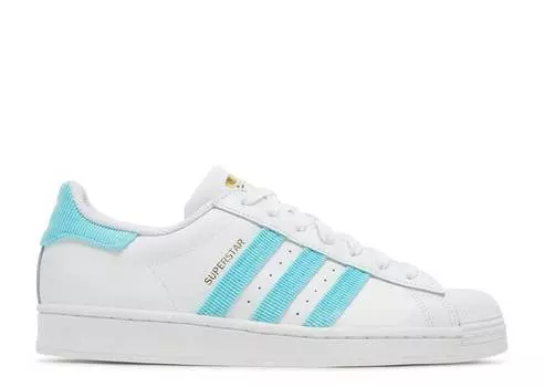 Кроссовки Adidas SUPERSTAR 'WHITE PULSE AQUA',