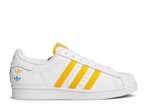 Кроссовки Adidas SUPERSTAR 'WHITE TEAM COLLEGE GOLD', белый