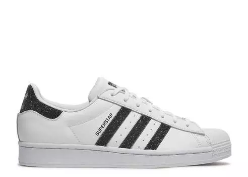 Кроссовки Adidas SWAROVSKI X SUPERSTAR 'WHITE BLACK', белый