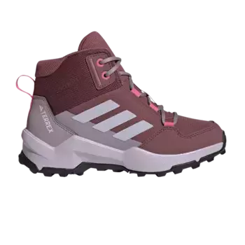 Кроссовки adidas Terrex AX4R Mid K Burgundy Silver Dawn, красный