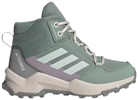 Кроссовки adidas Terrex AX4R Mid K 'Silver Green', зеленый