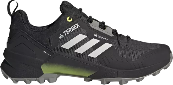 Кроссовки Adidas Terrex Swift R3 GTX 'Black Solar Yellow', черный