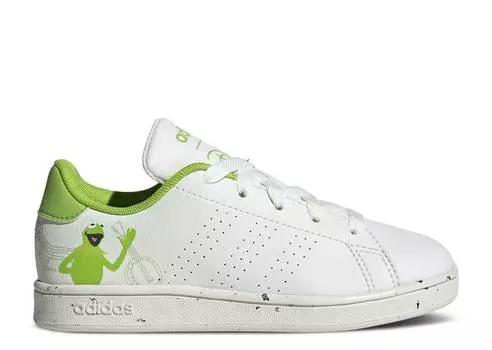 Кроссовки Adidas THE MUPPETS X ADVANTAGE J 'KERMIT THE FROG', белый