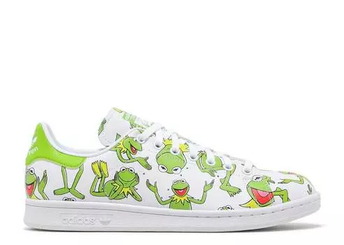 Кроссовки Adidas THE MUPPETS X STAN SMITH 'KERMIT THE FROG ALLOVER PRINT', белый