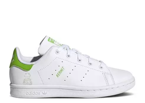 Кроссовки Adidas THE MUPPETS X STAN SMITH LITTLE KID 'KERMIT THE FROG', белый
