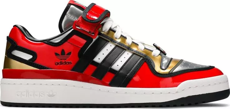 Кроссовки Adidas The Simpsons x Forum Low 'Duff Beer', красный