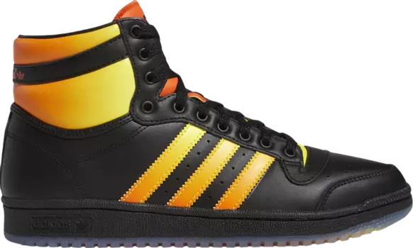 Кроссовки Adidas Top Ten High 'Black Beam Yellow Gradient', черный
