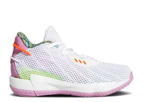 Кроссовки Adidas TOY STORY X DAME 7 LITTLE KID 'BUZZ', белый