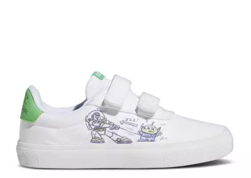 Кроссовки Adidas TOY STORY X VULC RAID3R J 'BUZZ LIGHTYEAR', белый