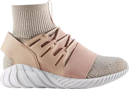 Кроссовки Adidas Tubular Doom Primeknit 'St Pale Nude', загар
