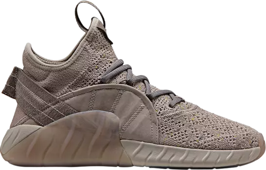Кроссовки Adidas Tubular Rise Primeknit 'Khaki', коричневый