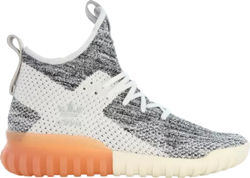 Кроссовки Adidas Tubular X Primeknit 'Crystal White', серый