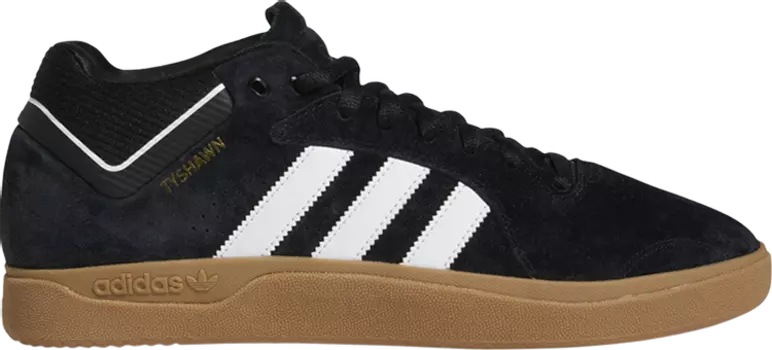 Кроссовки Adidas Tyshawn 'Black Gum', черный