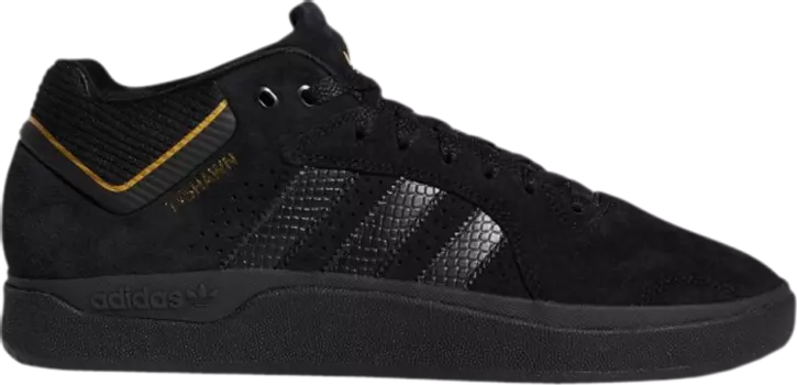 Кроссовки Adidas Tyshawn 'Core Black Gold', черный