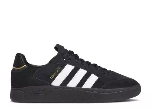 Кроссовки Adidas TYSHAWN LOW 'BLACK WHITE GOLD', черный