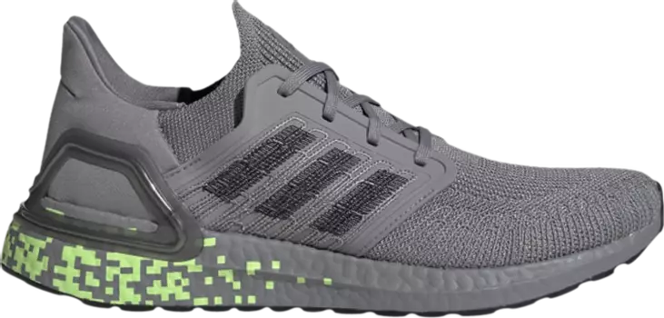 Кроссовки Adidas UltraBoost 20 'Grey Digital', серый