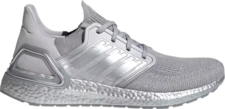 Кроссовки Adidas UltraBoost 20 'Silver Metallic', серебряный