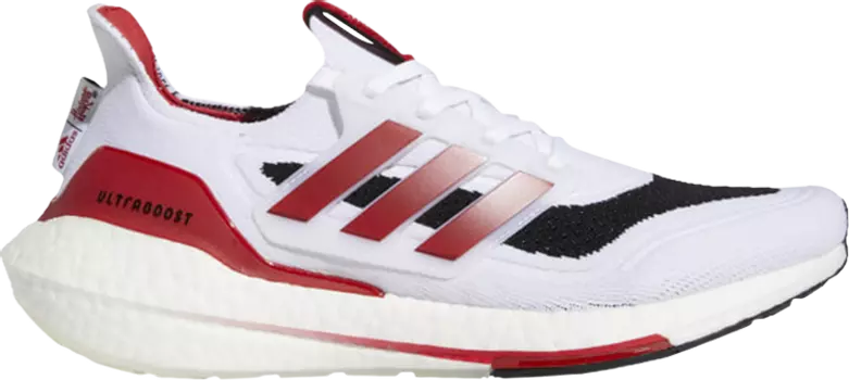 Кроссовки Adidas UltraBoost 21 'NCAA Pack - Nebraska', красный