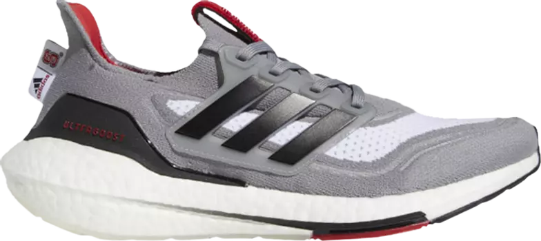 Кроссовки Adidas UltraBoost 21 'NCAA Pack - North Carolina State', серый