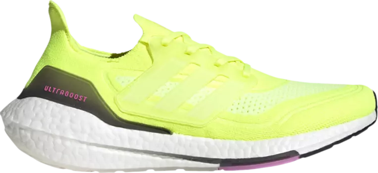 Кроссовки Adidas UltraBoost 21, желтый/черный