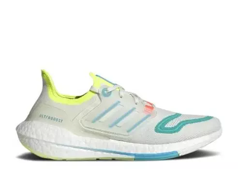Кроссовки Adidas ULTRABOOST 22 'WHITE SKY RUSH MINT', белый