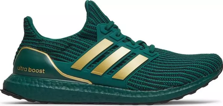 Кроссовки Adidas UltraBoost 4.0 DNA 'Green Matte Gold', зеленый