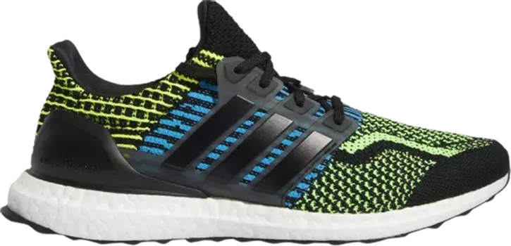 Кроссовки Adidas UltraBoost 5.0 DNA 'Black Team Solar Green', черный