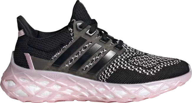 Кроссовки Adidas UltraBoost Web DNA 'Black Clear Pink', черный