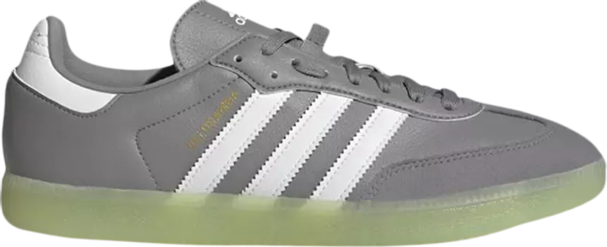 Кроссовки Adidas Velosamba 'Grey Pulse Lime', серый