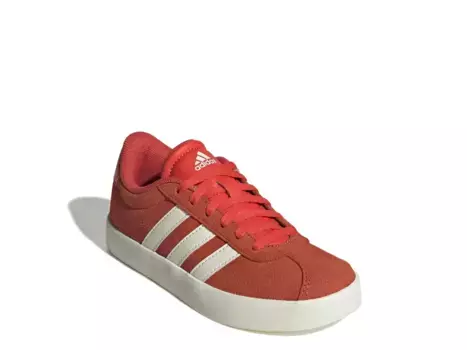 Кроссовки Adidas VL Court 3.0 — детские, красные