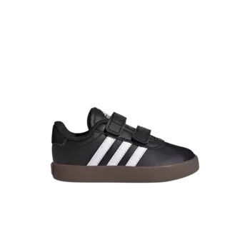 Кроссовки adidas VL Court 3.0 I Black White Gum, черный