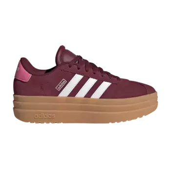 Кроссовки adidas VL Court Bold J Shadow Red Pink Fusion, красный