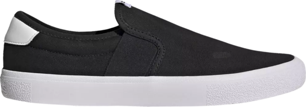 Кроссовки Adidas Vulc Raid3r Slip-On 'Black White', черный