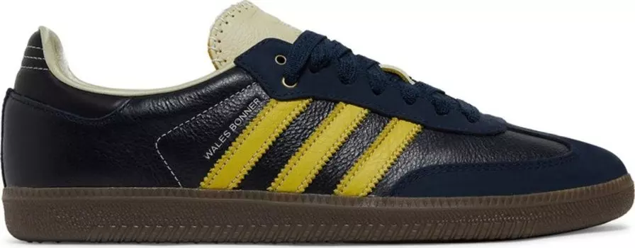 Кроссовки Adidas Wales Bonner x Samba 'Collegiate Navy Yellow', синий