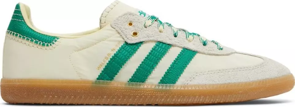 Кроссовки Adidas Wales Bonner x Samba 'Cream White Bold Green', кремовый