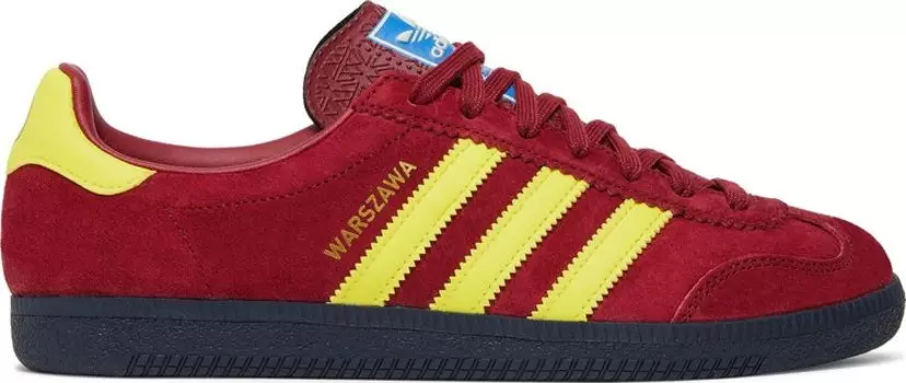 Кроссовки Adidas Warszawa Spezial 'Noble Maroon', красный