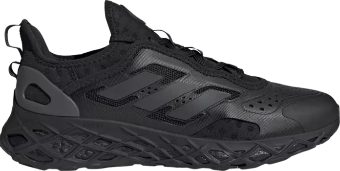 Кроссовки Adidas Web Boost 'Black Blue Metallic', черный