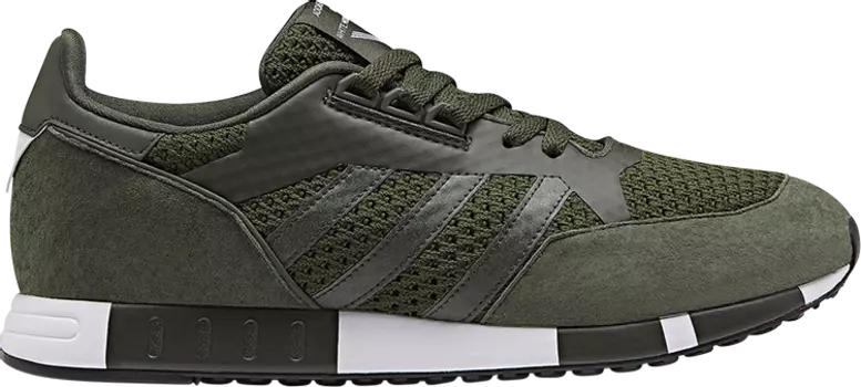 Кроссовки Adidas White Mountaineering x Boston Super Primeknit 'Olive', зеленый