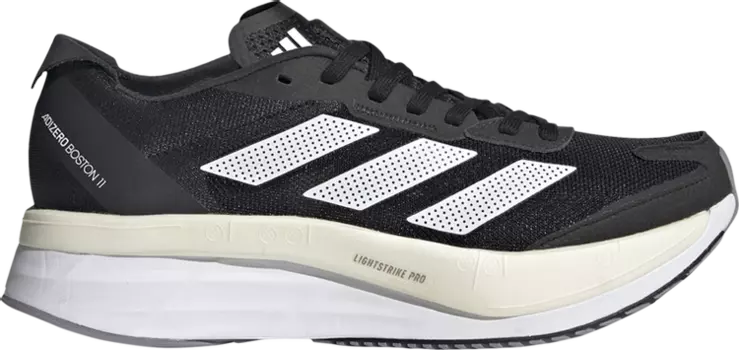 Кроссовки Adidas Wmns Adizero Boston 11 'Black White', черный