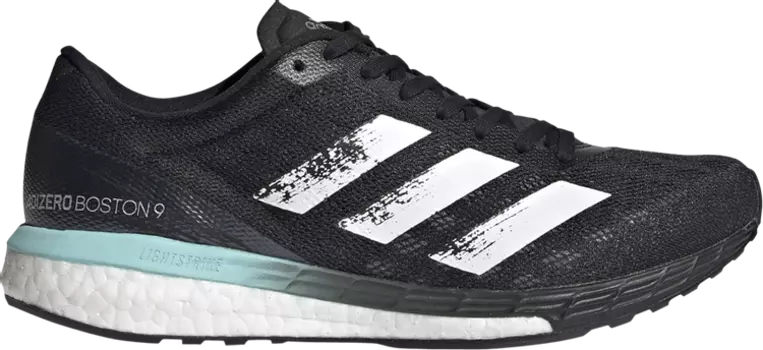 Кроссовки Adidas Wmns Adizero Boston 9 'Black Clear Aqua', черный
