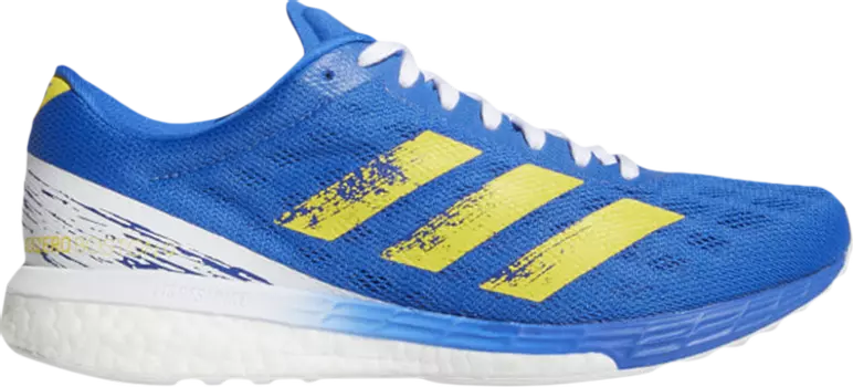 Кроссовки Adidas Wmns Adizero Boston 9 'Blue Yellow', синий