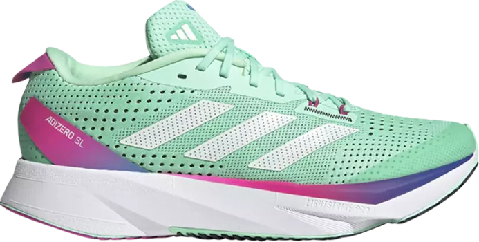 Кроссовки Adidas Wmns Adizero SL 'Pulse Mint Lucid Fuchsia', зеленый