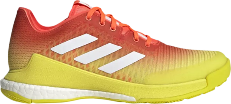 Кроссовки Adidas Wmns Crazyflight 'Solar Red Acid Yellow', красный