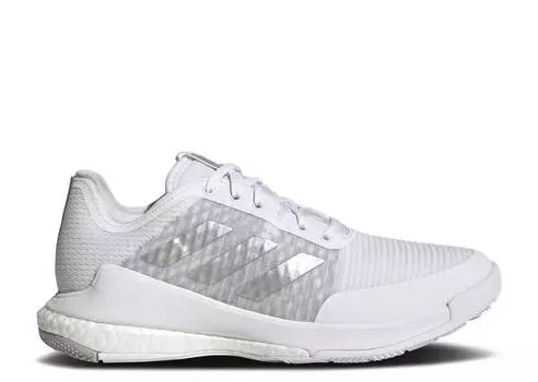 Кроссовки Adidas WMNS CRAZYFLIGHT 'WHITE SILVER METALLIC', белый
