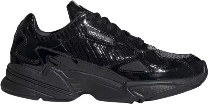 Кроссовки Adidas Wmns Falcon 'Glossy Black', черный