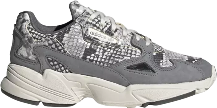 Кроссовки Adidas Wmns Falcon 'Grey Snakeskin', серый